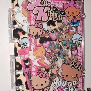 Hello Kitty Pink Leopard Spiral Notebook
